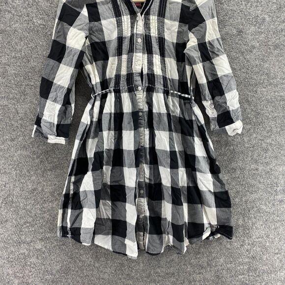 Victoria's Secret Dress Women PS Petite Small Black Plaid V-Neck Sheath Short - Picture 4 of 9